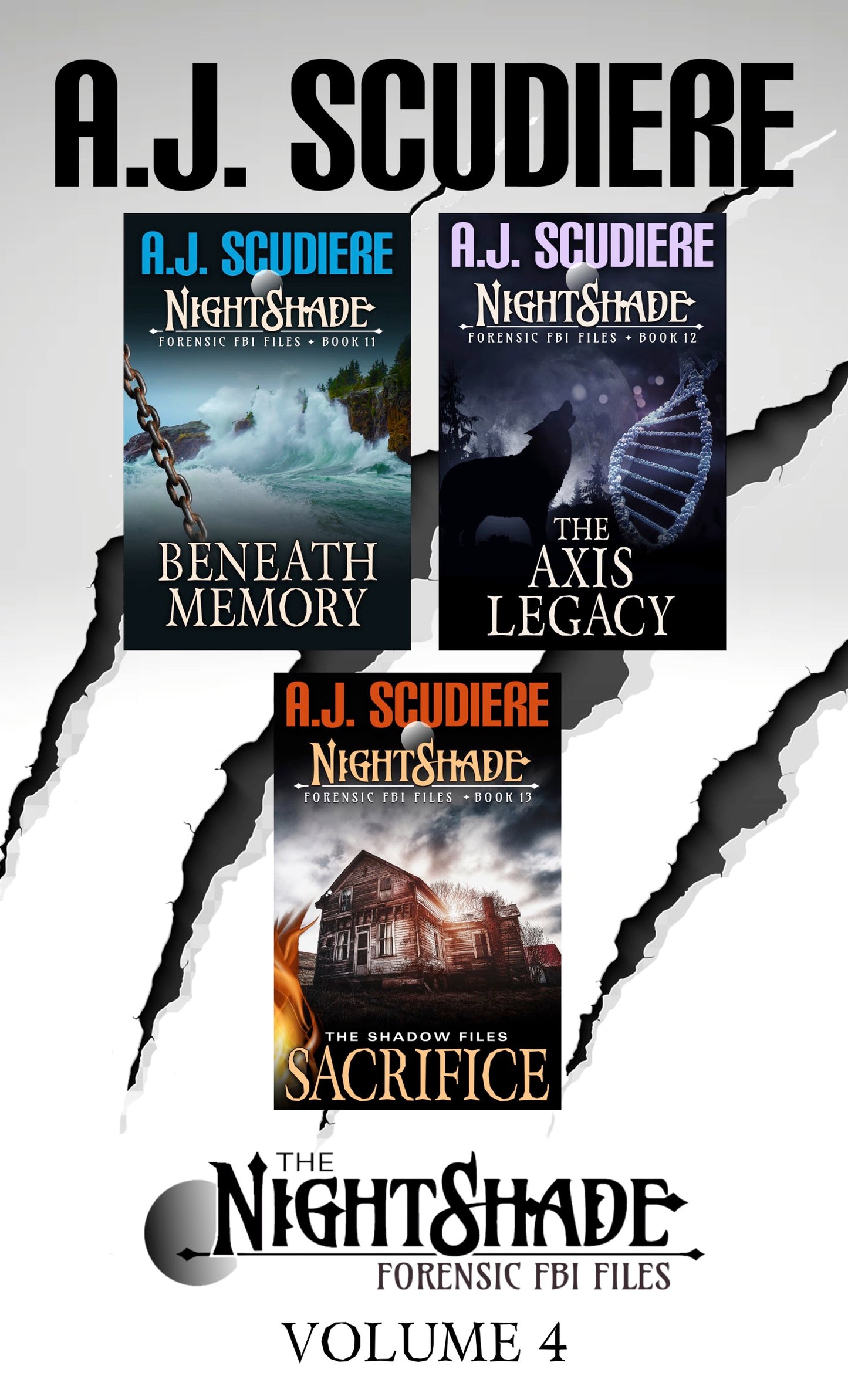 NightShade Forensic FBI Files: Vol 4 Books (11-13) Ebook