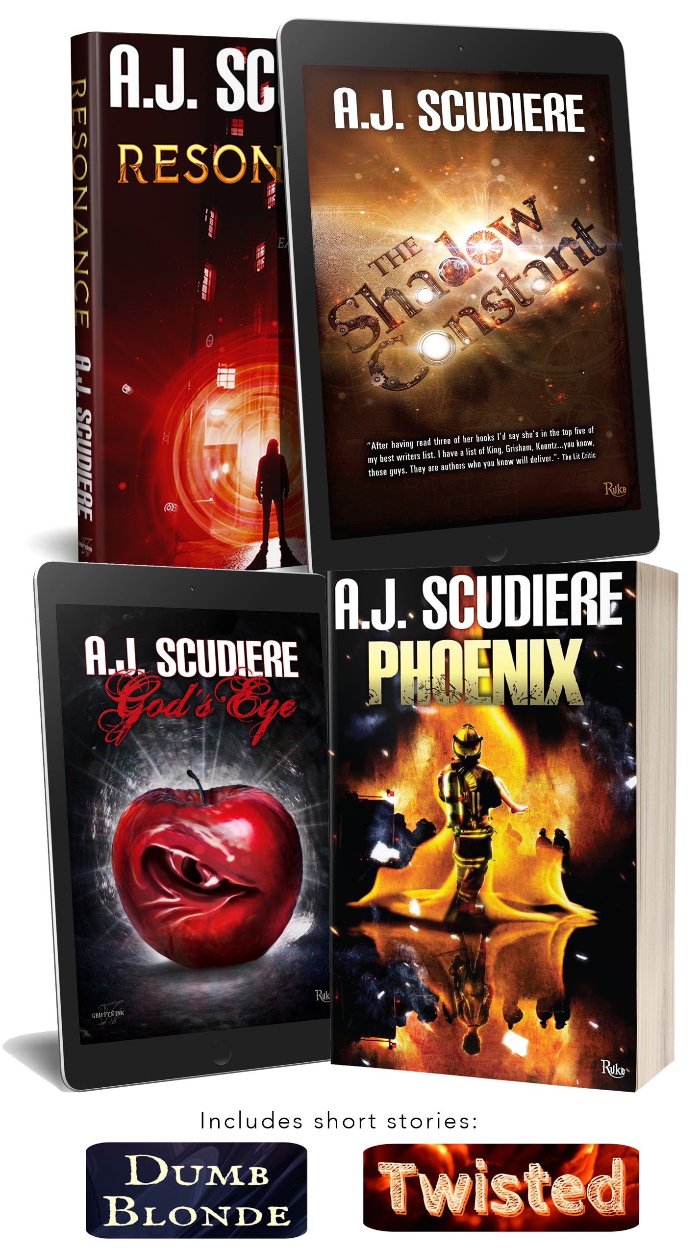 Relentless Suspense: Four Stand Alone Action Packed Suspense Novels - Ebook